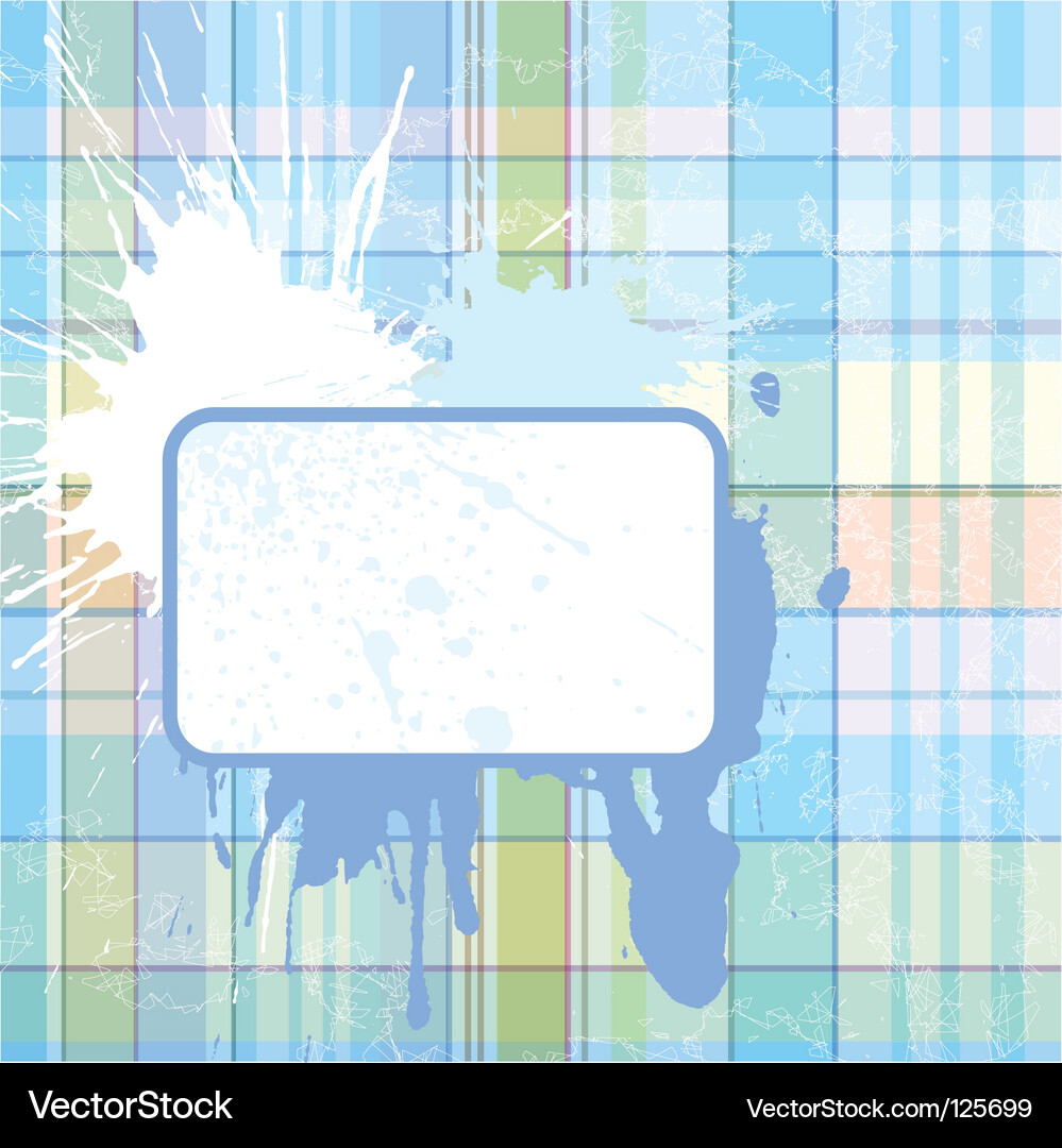 Grunge checked background Vector Image