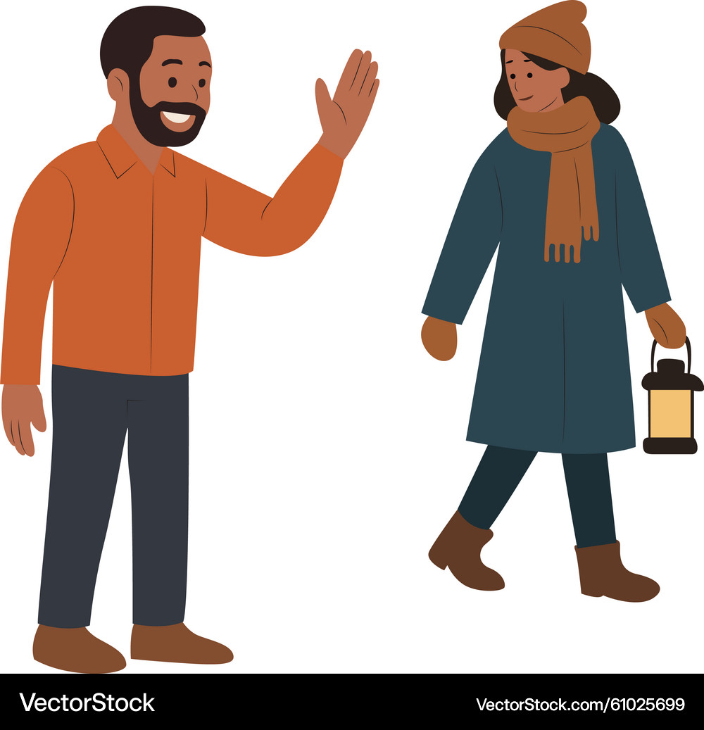 Person waving goodbye Vector Images \u0026 Graphics for Commercial Use |  VectorStock, image size:1000x1037