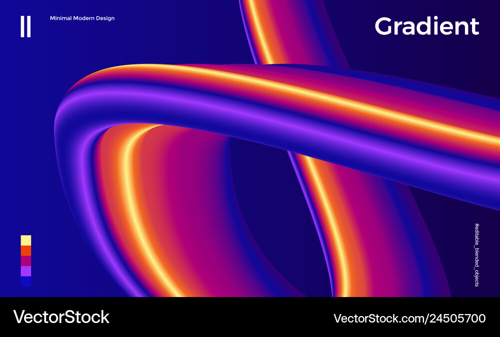 Abstract design template with 3d flow shapes Abstract design template with 3d flow shapes vector image