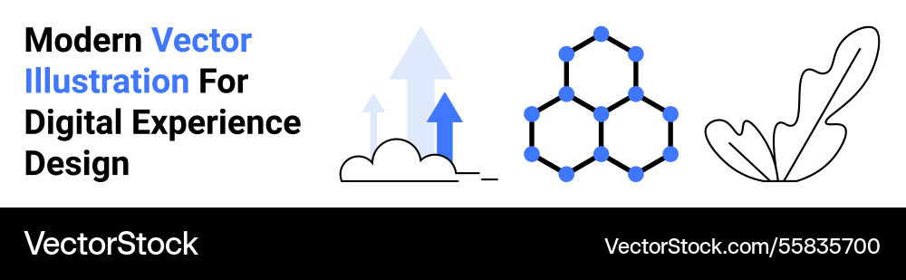 Digital innovation elements with arrows hexagonal Digital innovation elements with arrows hexagonal Vector Image