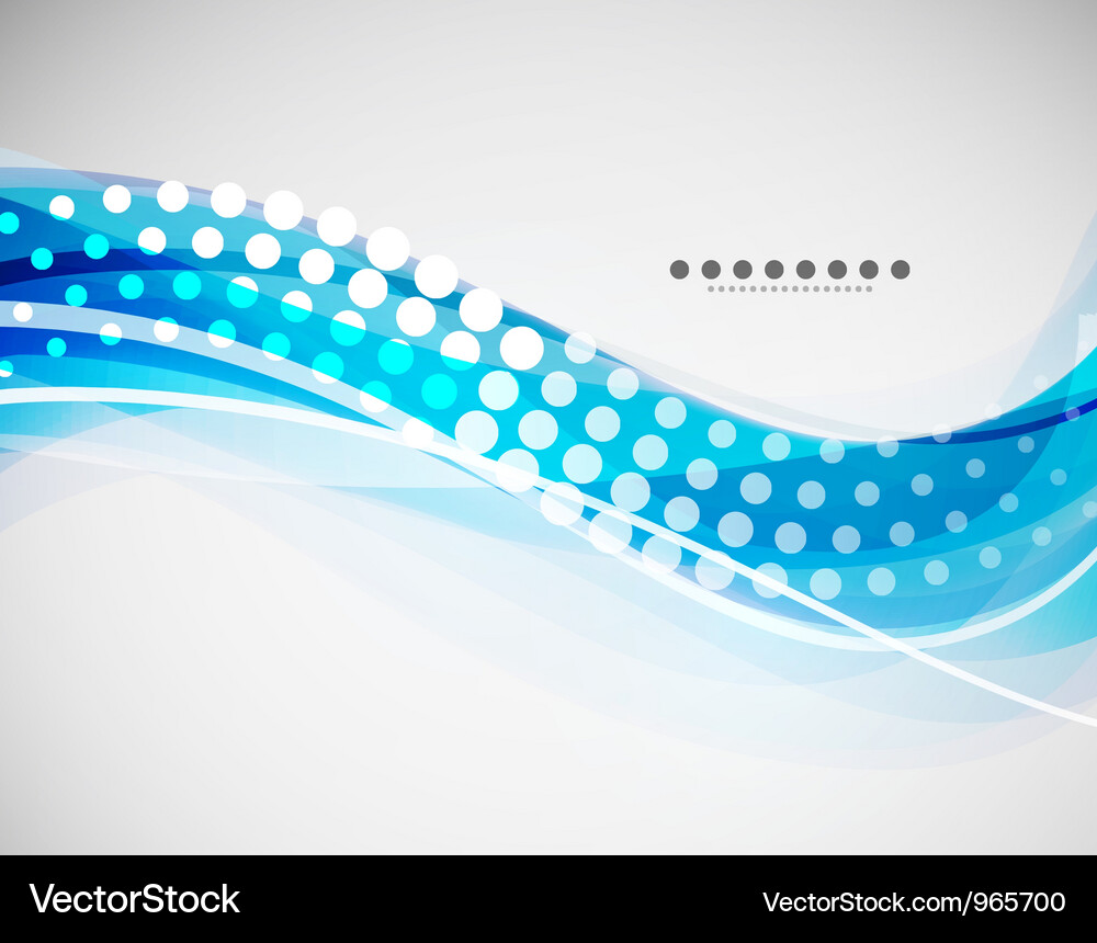 Dynamic Wave Pattern Vector Image