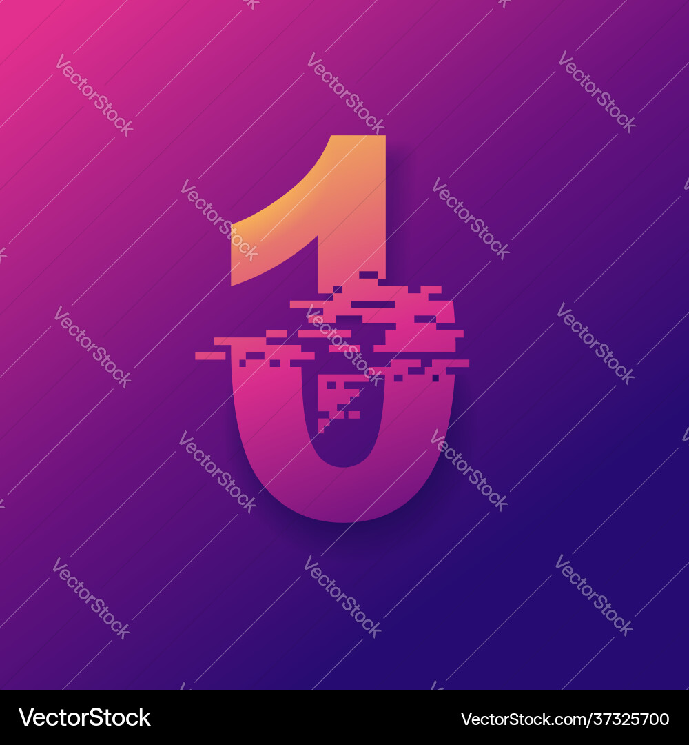 Quantum computing concept futuristic technology Vector Image