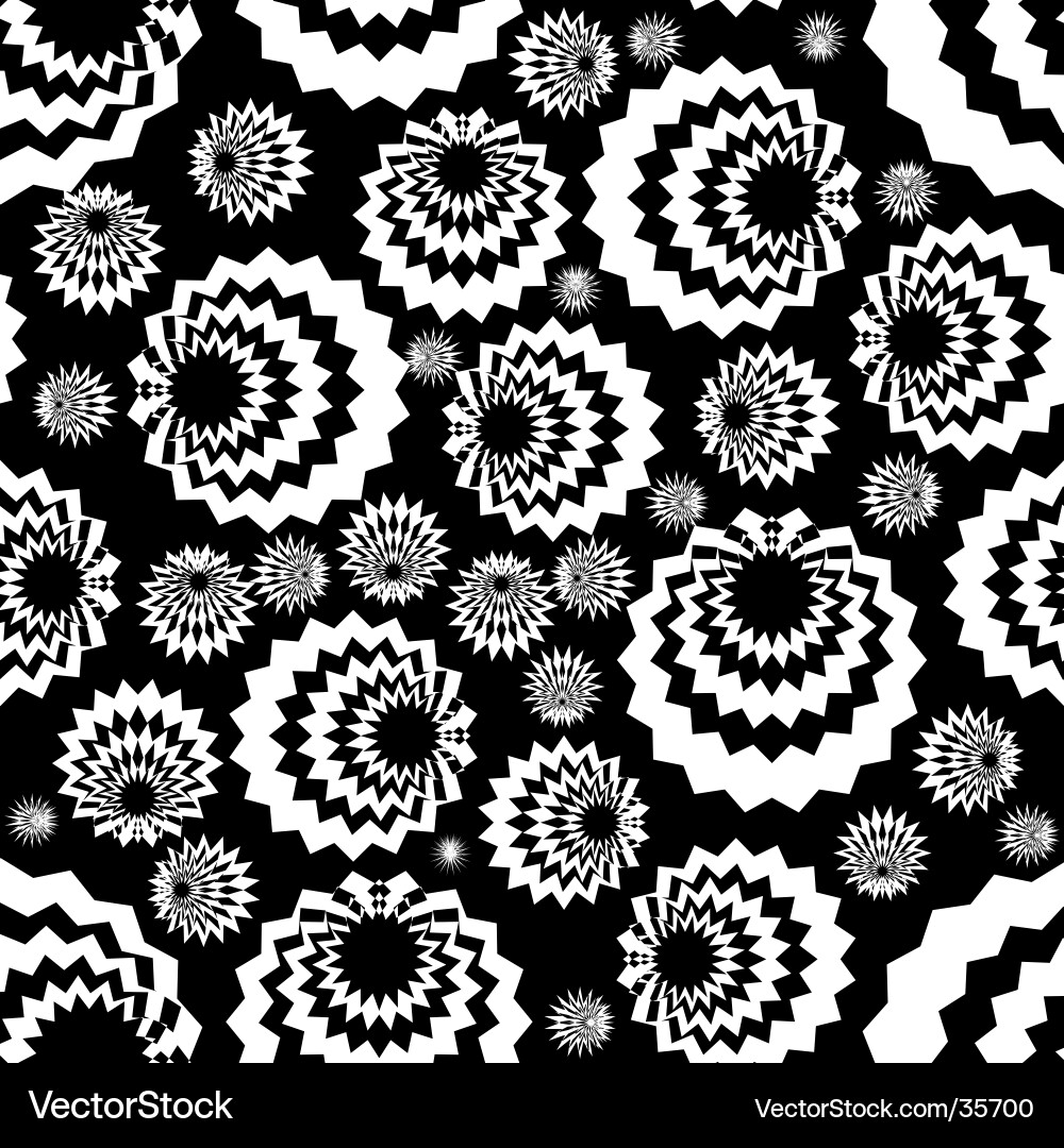 Zig Zag Seashell Pattern Vector Image