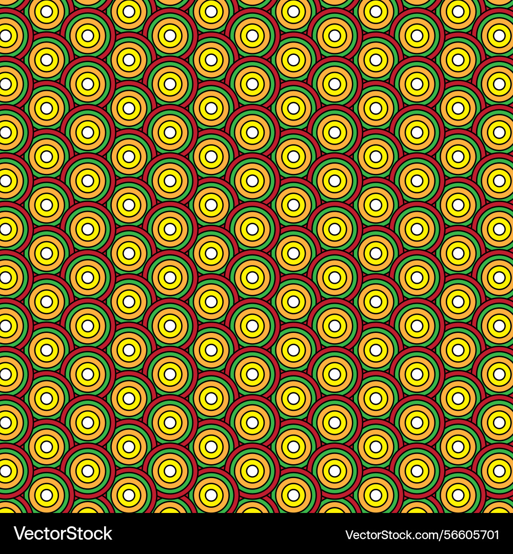 Abstract background with a retro circle pattern vector image