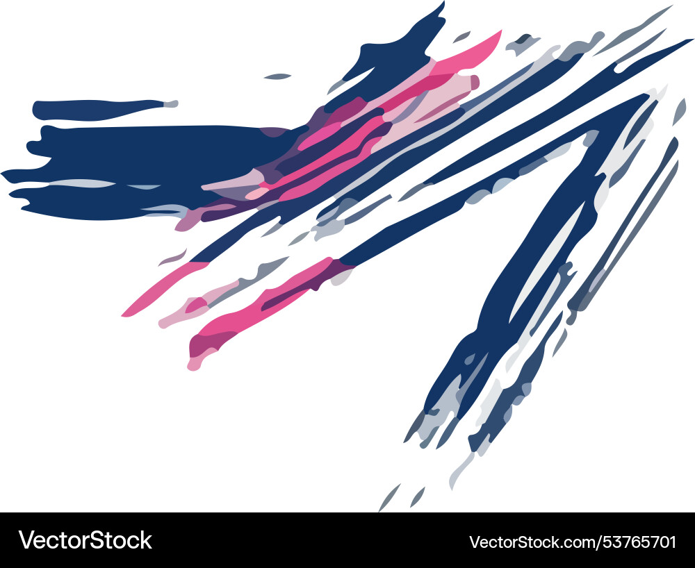 Dynamic abstract lines sketch for background Vector Image