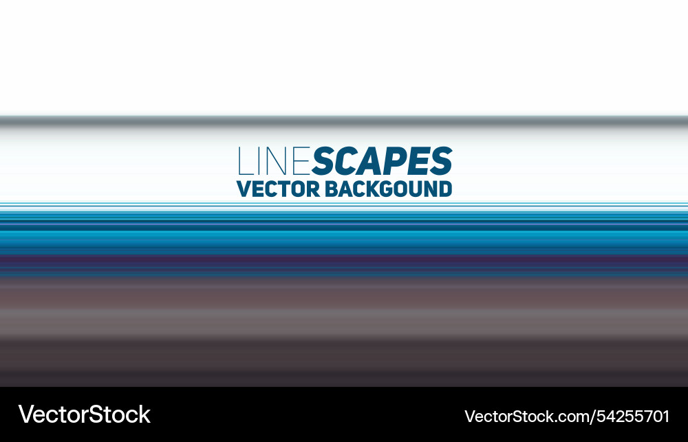 Linescapes gradient background minimal Vector Image
