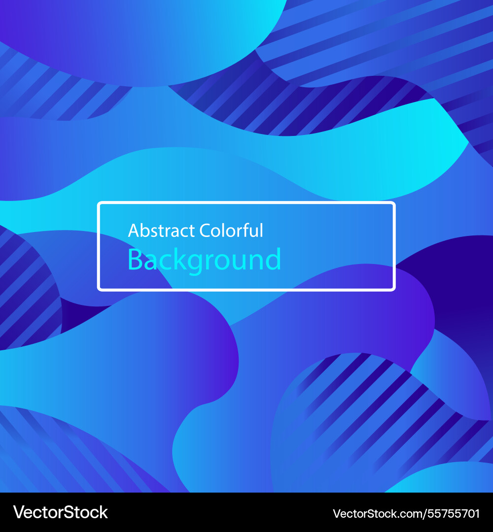 Modern background with abstract shapes vector image