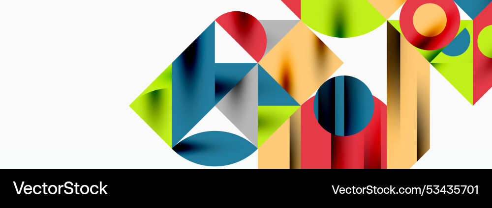 Trendy triangles lines round elements and circles Trendy triangles lines round elements and circles Vector Image