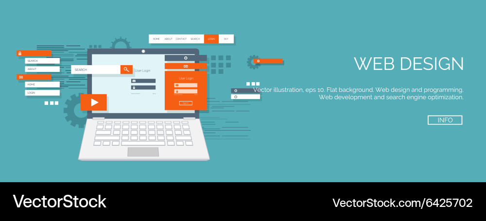Modern Computing & Technology Background vector image