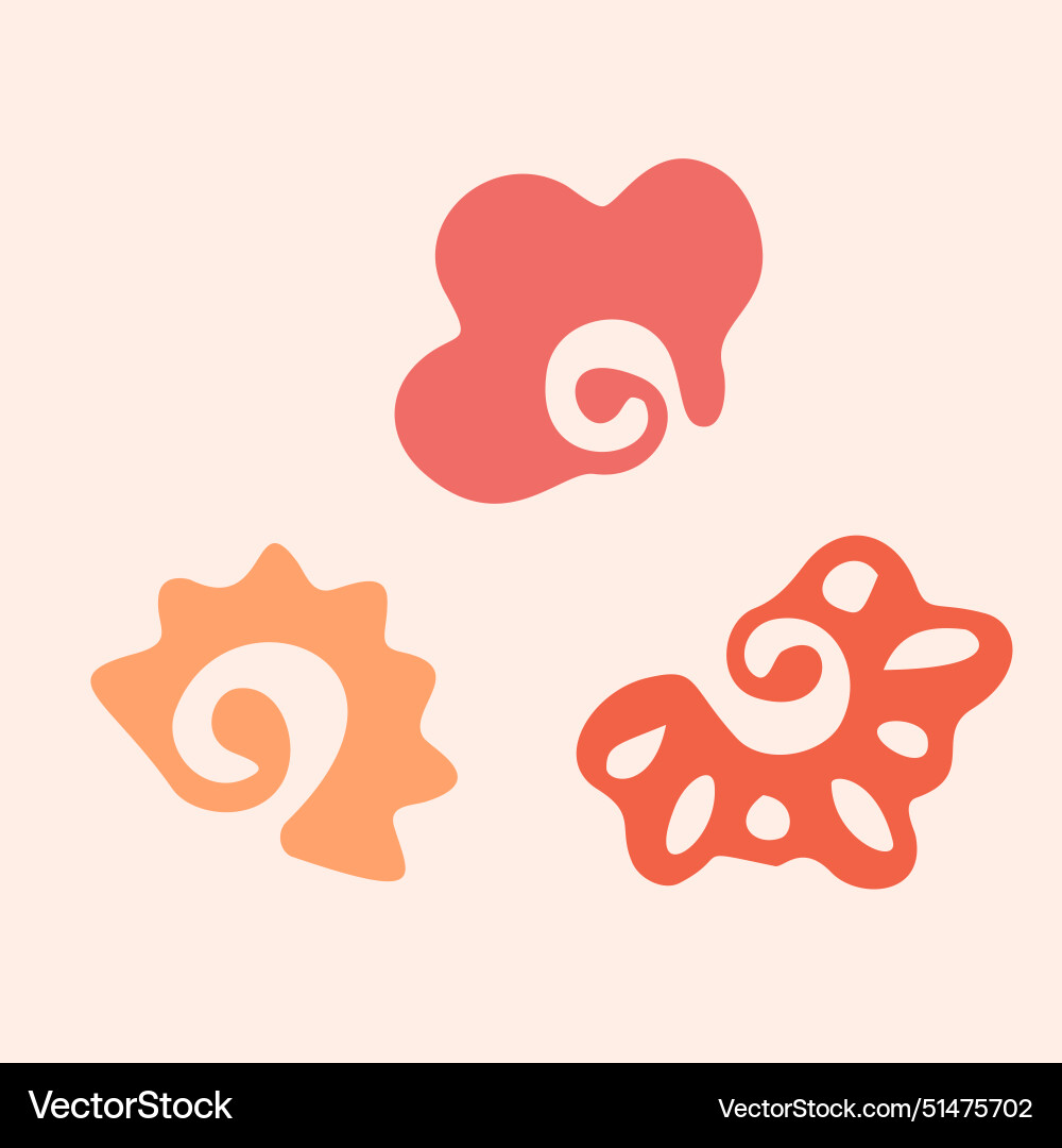 Peach fuzz botanical texture motif Vector Image