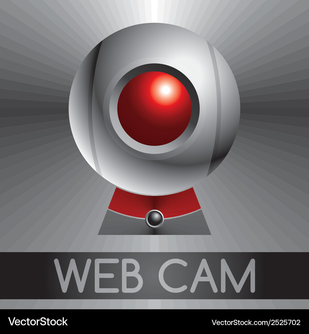 Web cam design background Vector Image