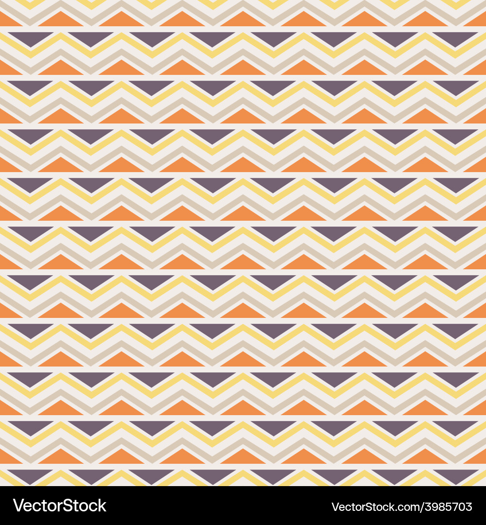 Retro Chevron Pattern vector image