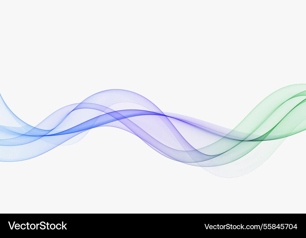 Abstract wave flow of wavy lines design element Abstract wave flow of wavy lines design element vector image