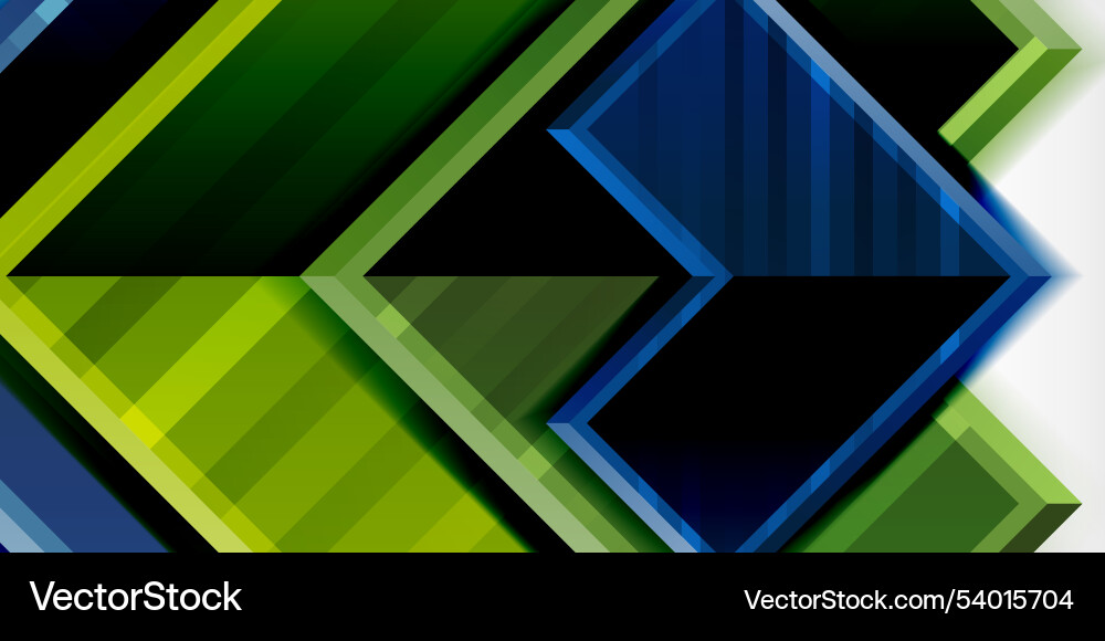 Arrow symbols created with 3d effects and line Vector Image