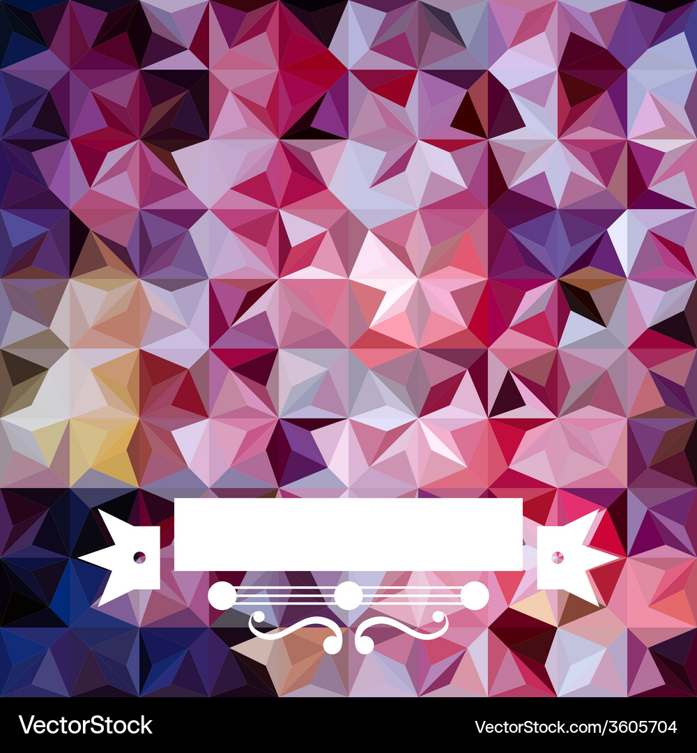 Colorful abstract triangular bright pattern Vector Image