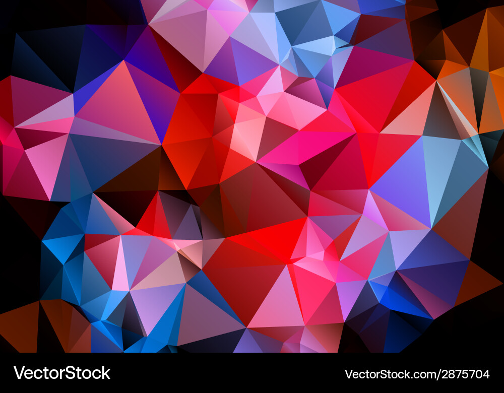 Dynamic Polygon Background vector image