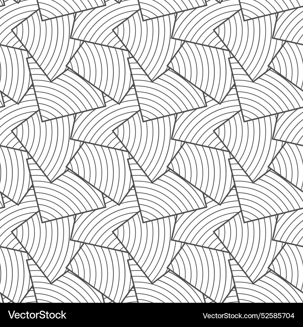 Seamless pattern of intersecting squares template vector image