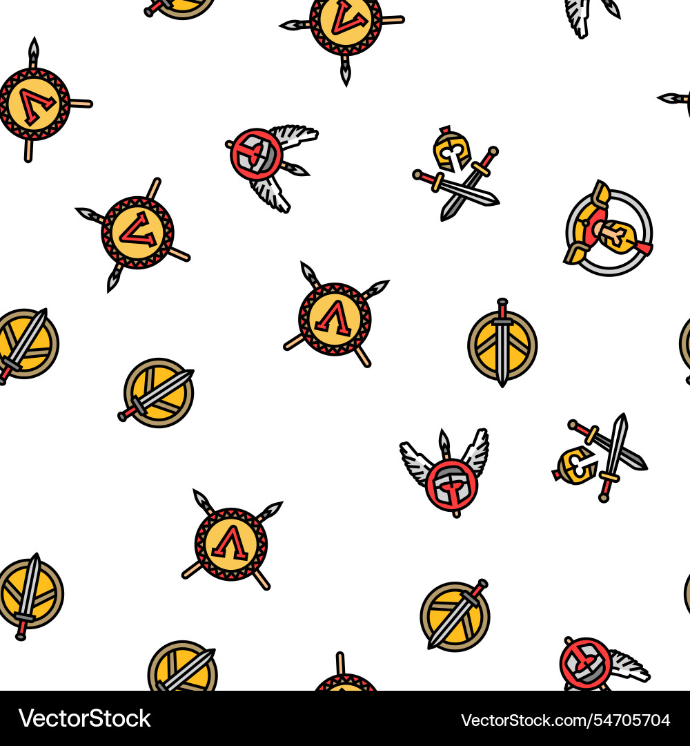 Spartan Krieger Helm römisch nahtlose Muster Spartan Krieger Helm römisch nahtlose Muster vektorbild