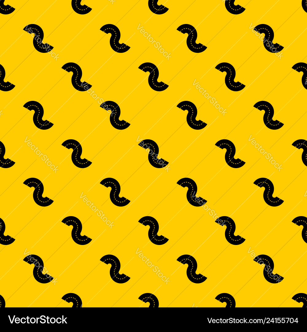 Zigzag road pattern Zigzag road pattern vector image