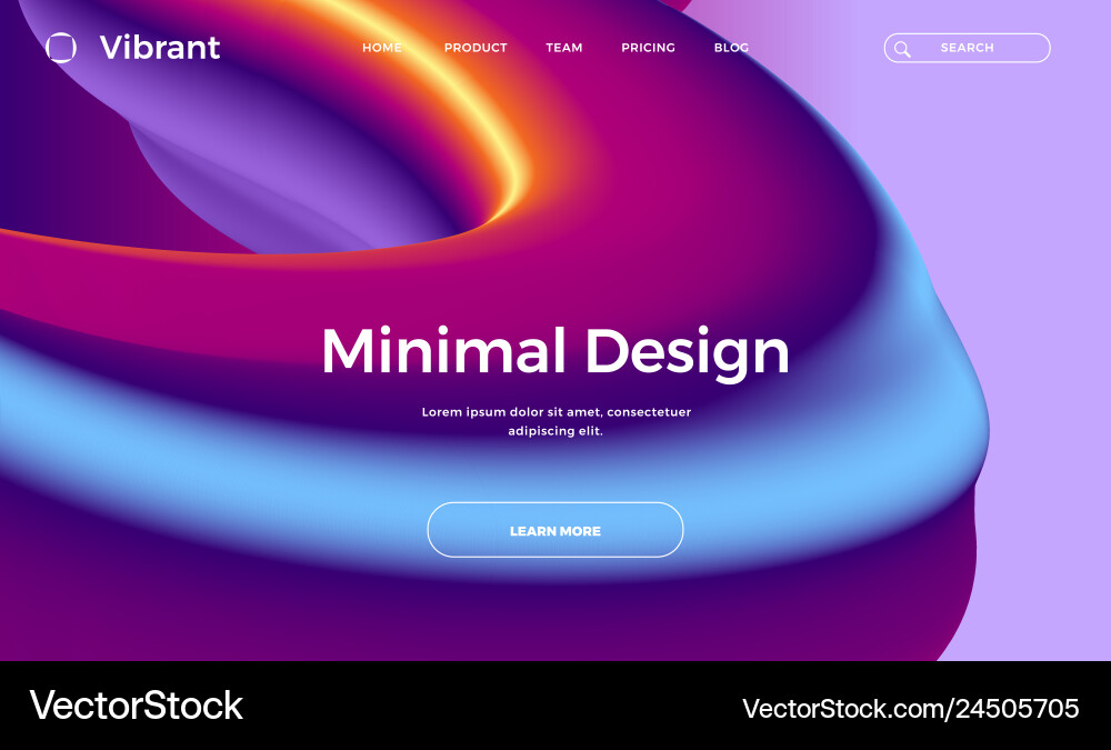 Abstract design template with 3d flow shapes Abstract design template with 3d flow shapes Vector Image