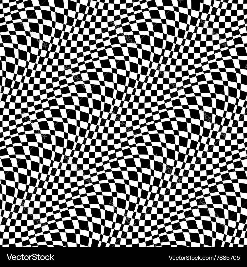 Dynamic Checkerboard Pattern vector image