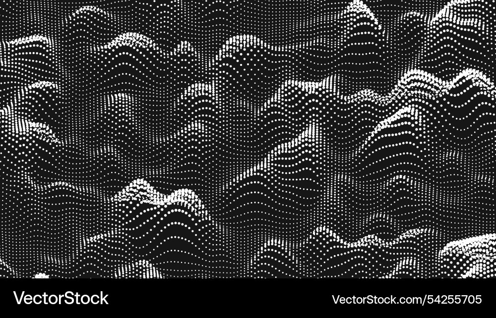 Point wave bump texture abstract dot background Point wave bump texture abstract dot background vector image
