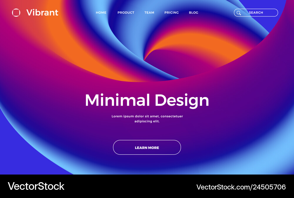 Abstract design template with 3d flow shapes Abstract design template with 3d flow shapes vector image