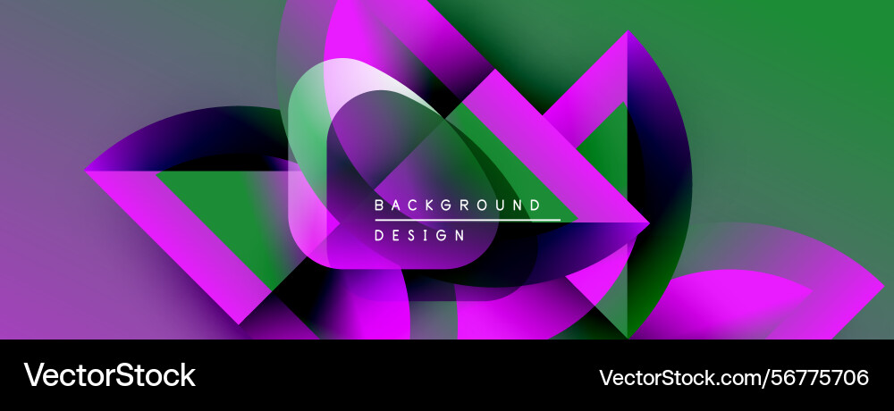 Abstract geometric shapes overlap creating Abstract geometric shapes overlap creating Vector Image