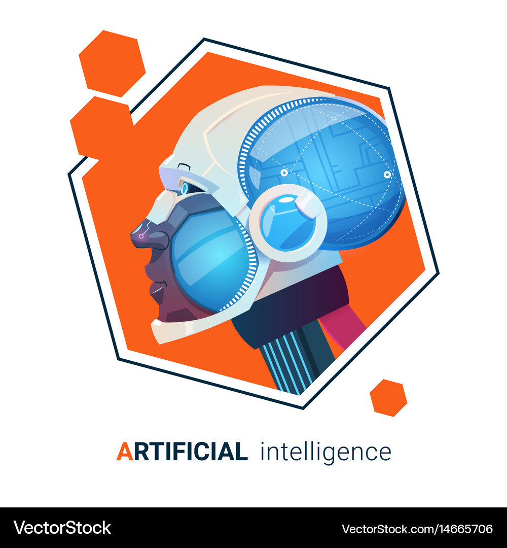 Artificial intelligence modern robot brain – Royalty-Free Vector ...