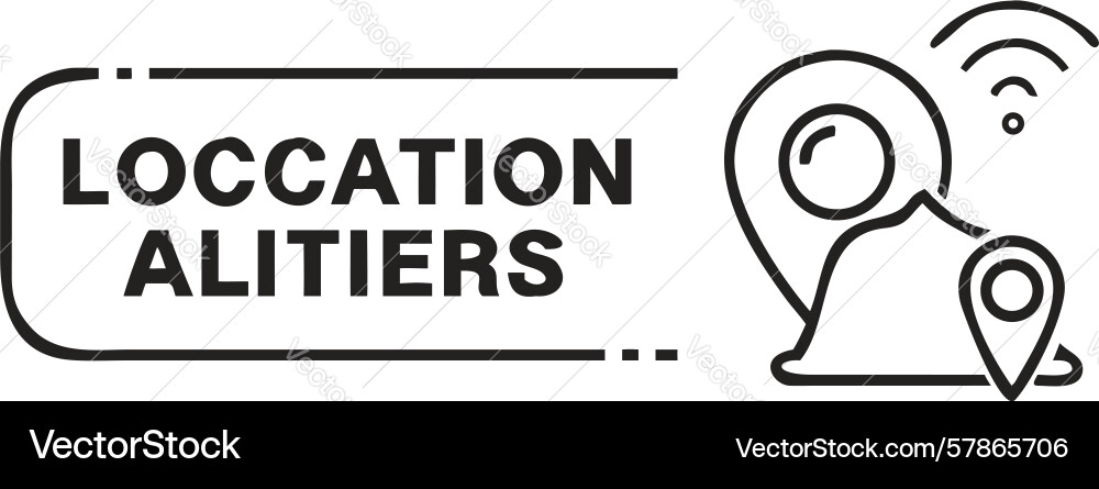 Location alerts tracking icon design generative vector image