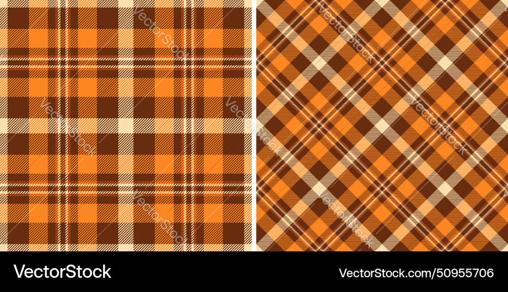 Textile fabric pattern of check texture Textile fabric pattern of check texture Vector Image