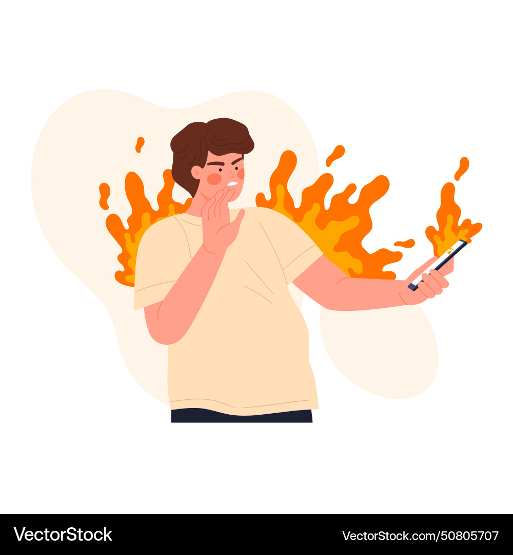 Internet doomscrolling addiction Vector Image