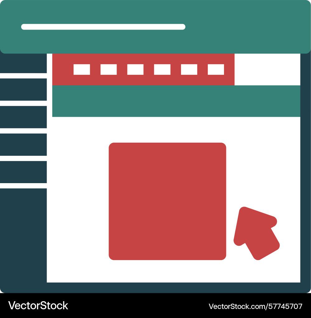 Tool glyph multi color icon Vector Image