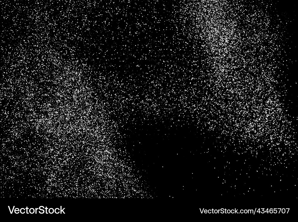 White Grainy Texture - Snow Effect Vector Image
