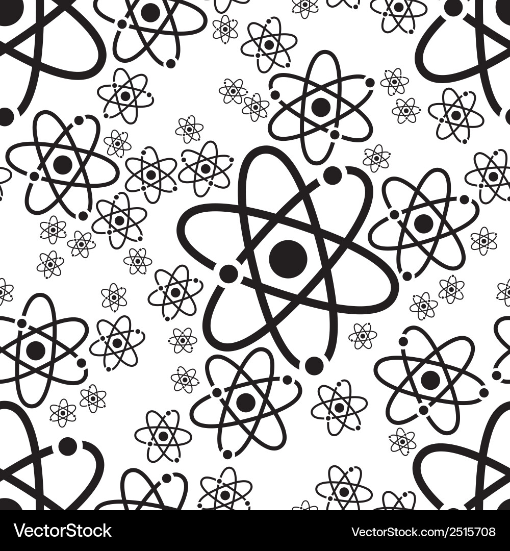 Atomic Seamless Pattern vector image