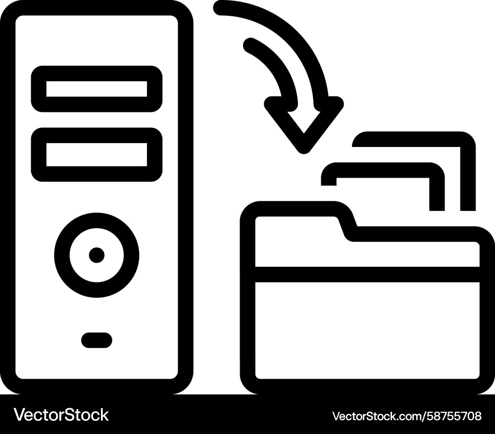 Data Duplication Vector Image