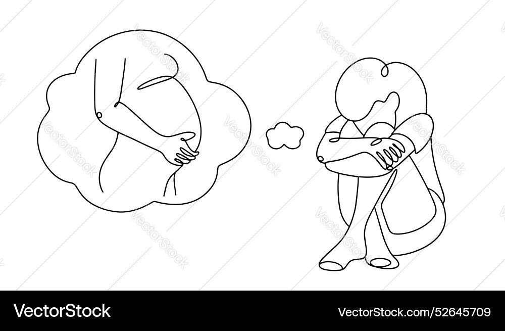 Infertility & Desired Pregnancy vector image