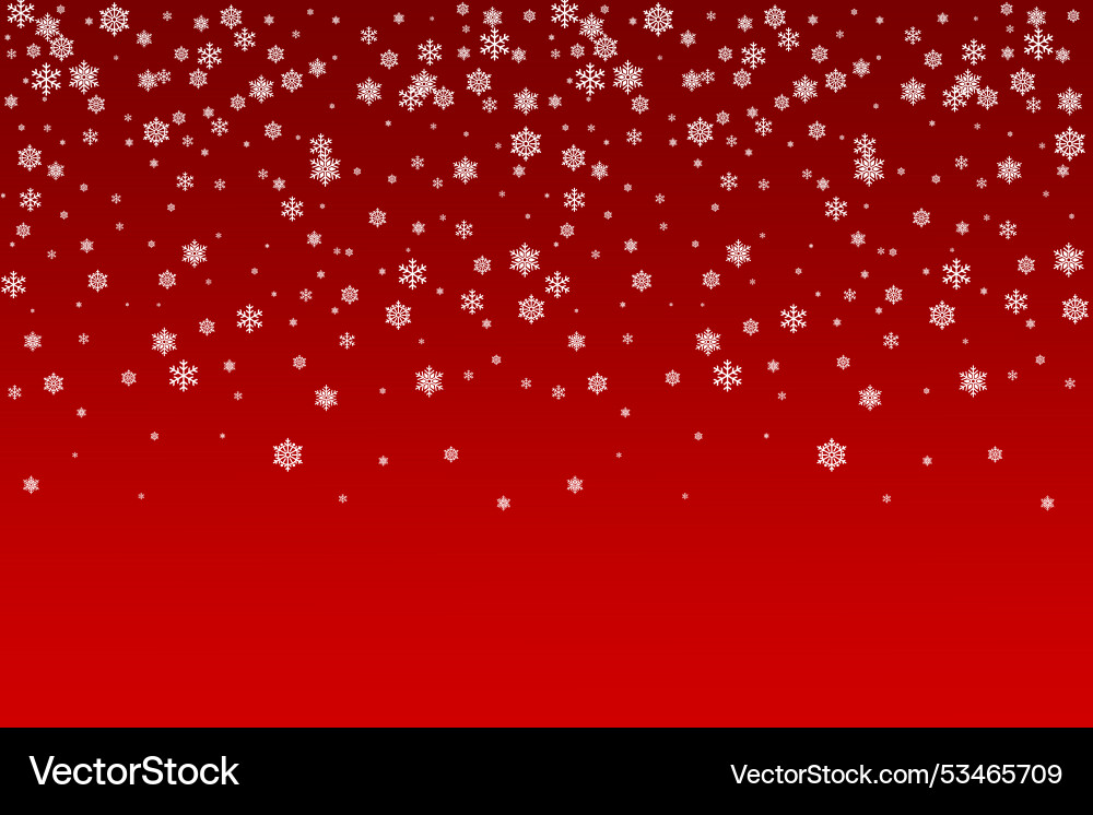 Snowflake with red background Snowflake with red background vector image