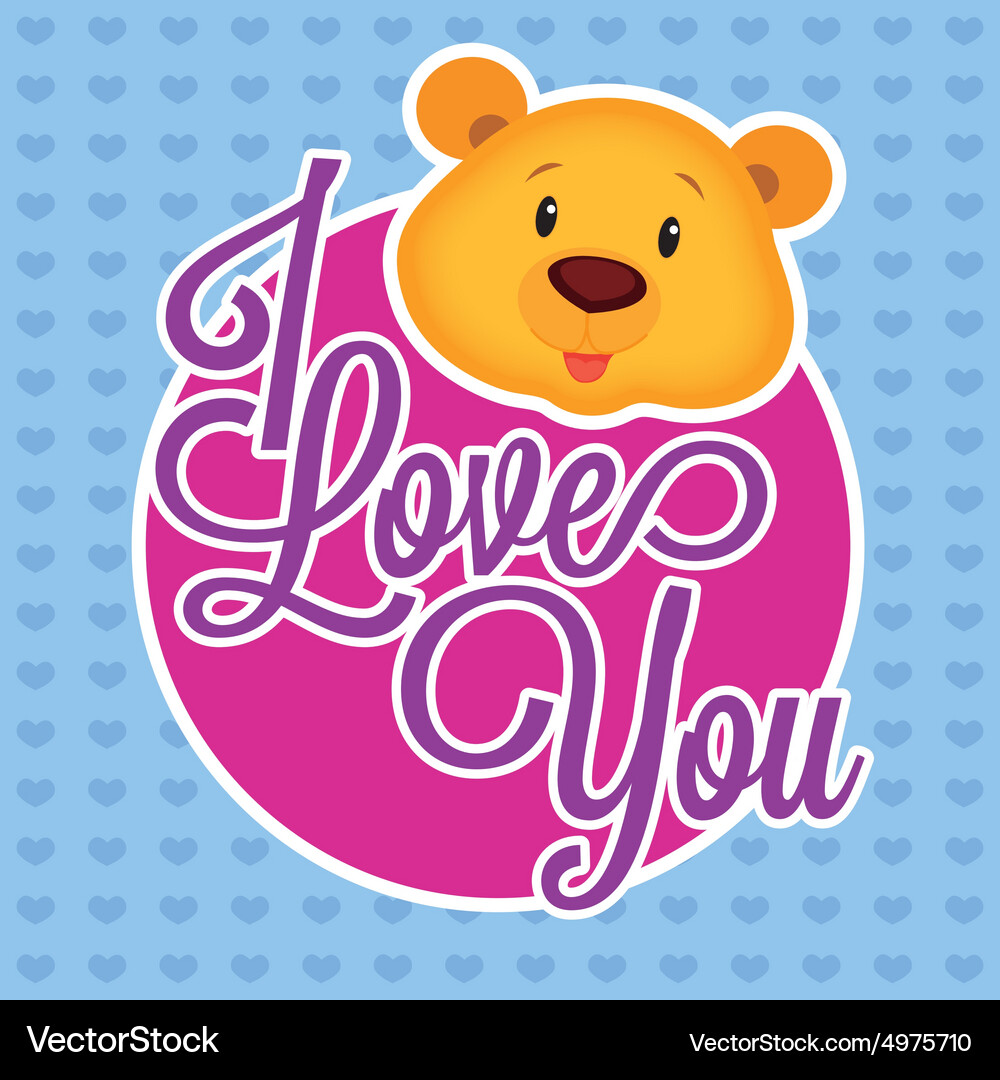 Abstract love background with some special objects Vector Image