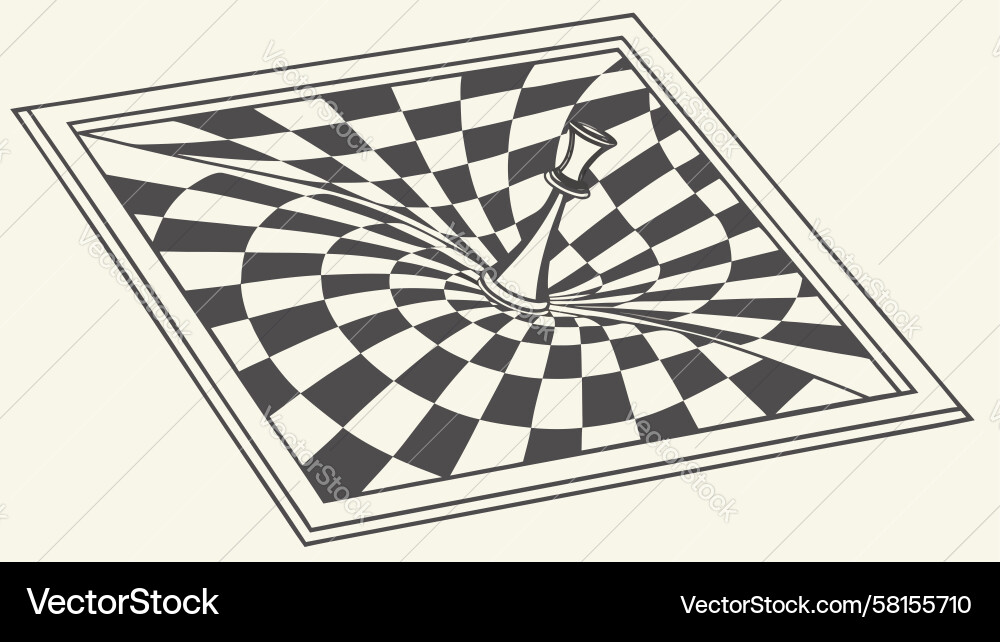 Dynamic Checkerboard Pattern Vector Image