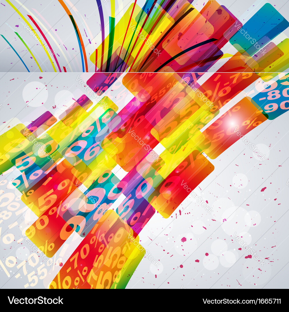 Abstract background with design elements Vector Image