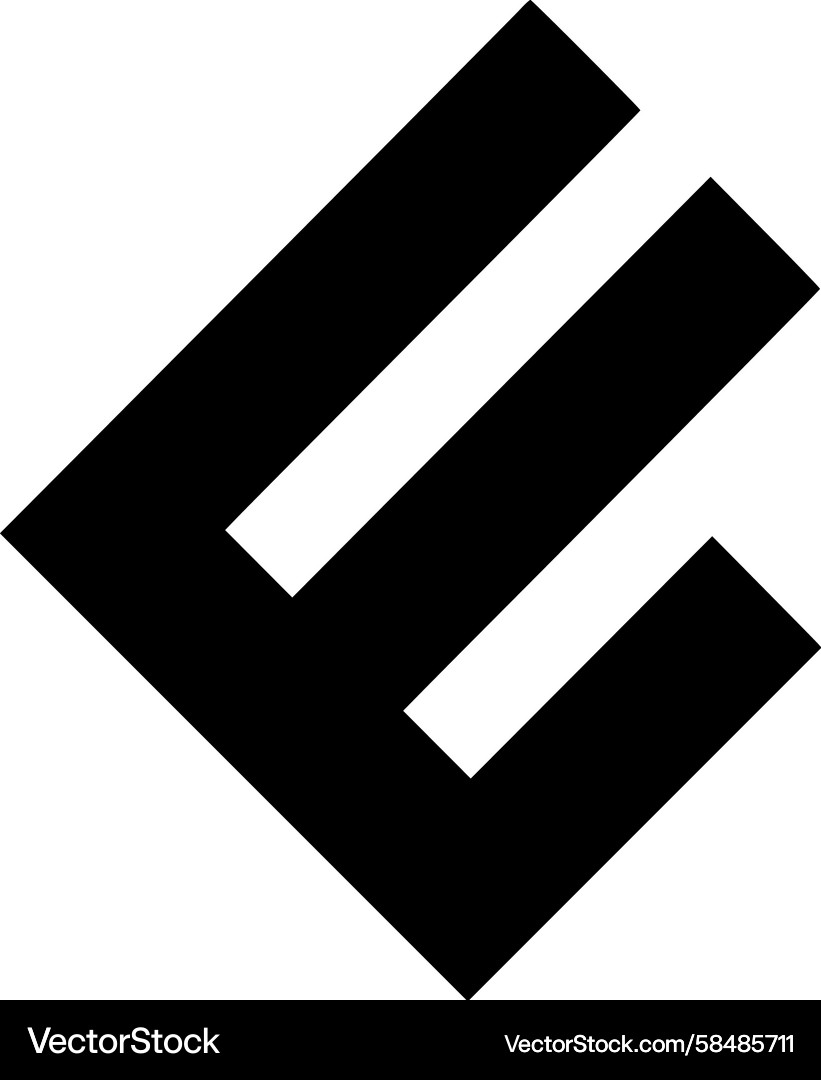 Diagonal Line Icon - Sharp Vector Image