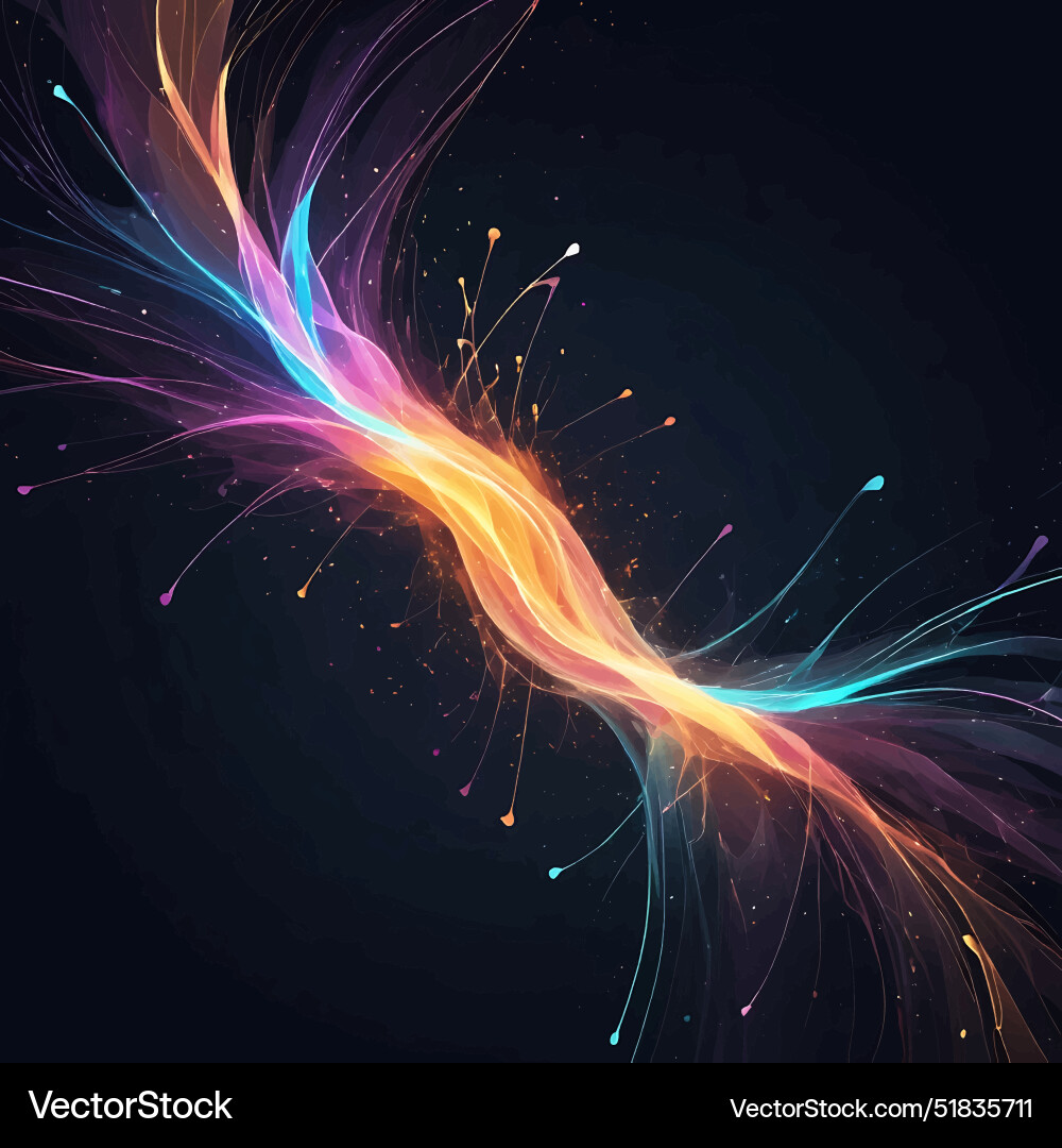 Ethereal abstract background design using glowing Ethereal abstract background design using glowing Vector Image