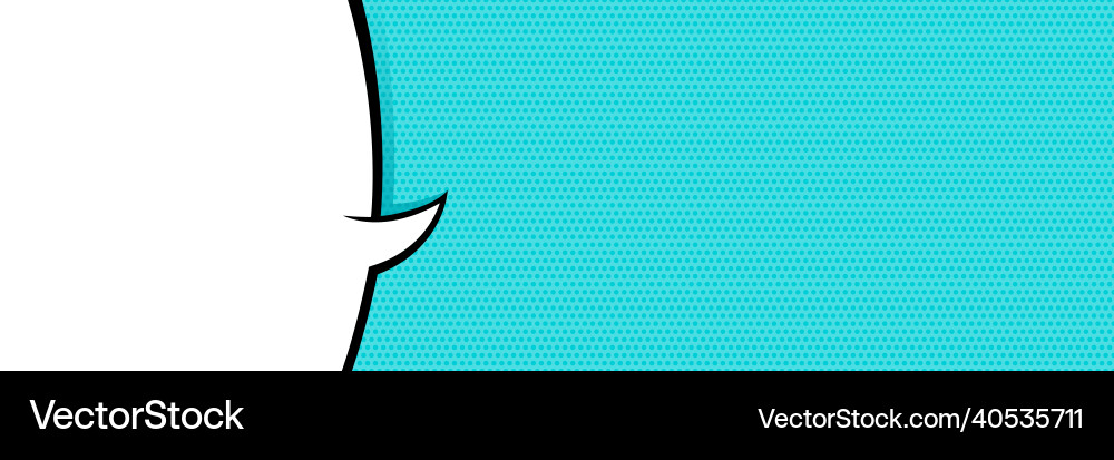 Speech bubble in pop art style Speech bubble in pop art style vector image