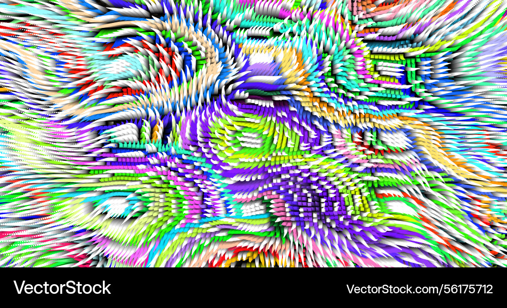 Colorful abstract texture created with gradient Vector Image