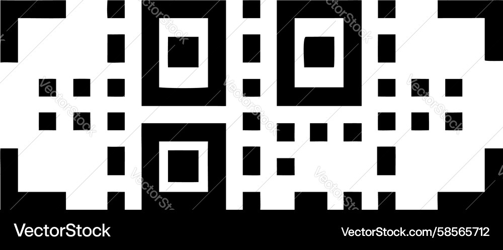 QR Code Icon Vector Image
