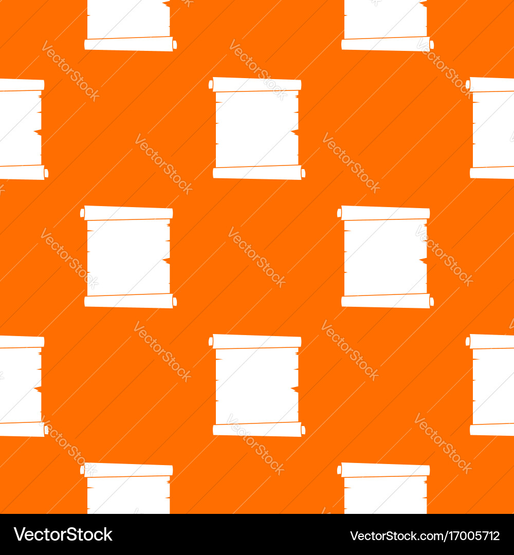 Retro scroll paper pattern seamless vector image
