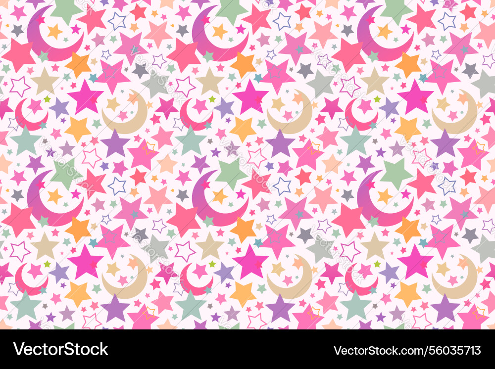 Nahtlose Hintergrund mit leuchtend rosa Sterne Nahtlose Hintergrund mit leuchtend rosa Sterne vektorbild