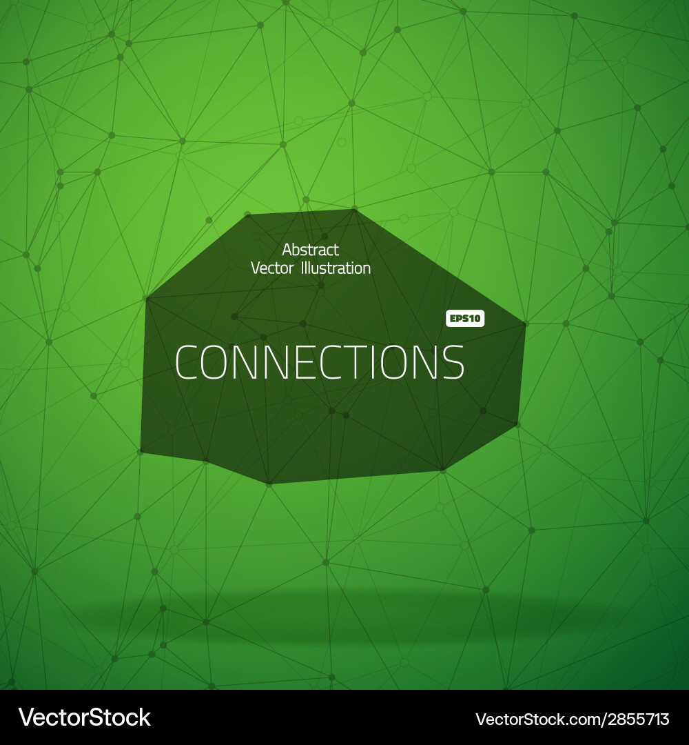 Network Connection Background Vector Image