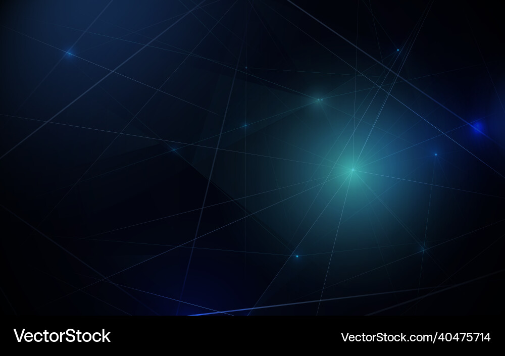 Abstract connecting dots and lines connection Vector Image